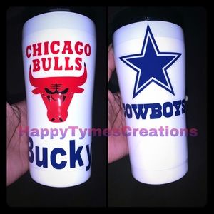 Half & Half Customized Tumbler